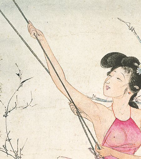 普安县-胡也佛的仕女画和最知名的金瓶梅秘戏图